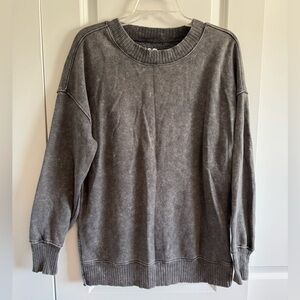 SO Women's Gray Crewneck Sweatshirt
